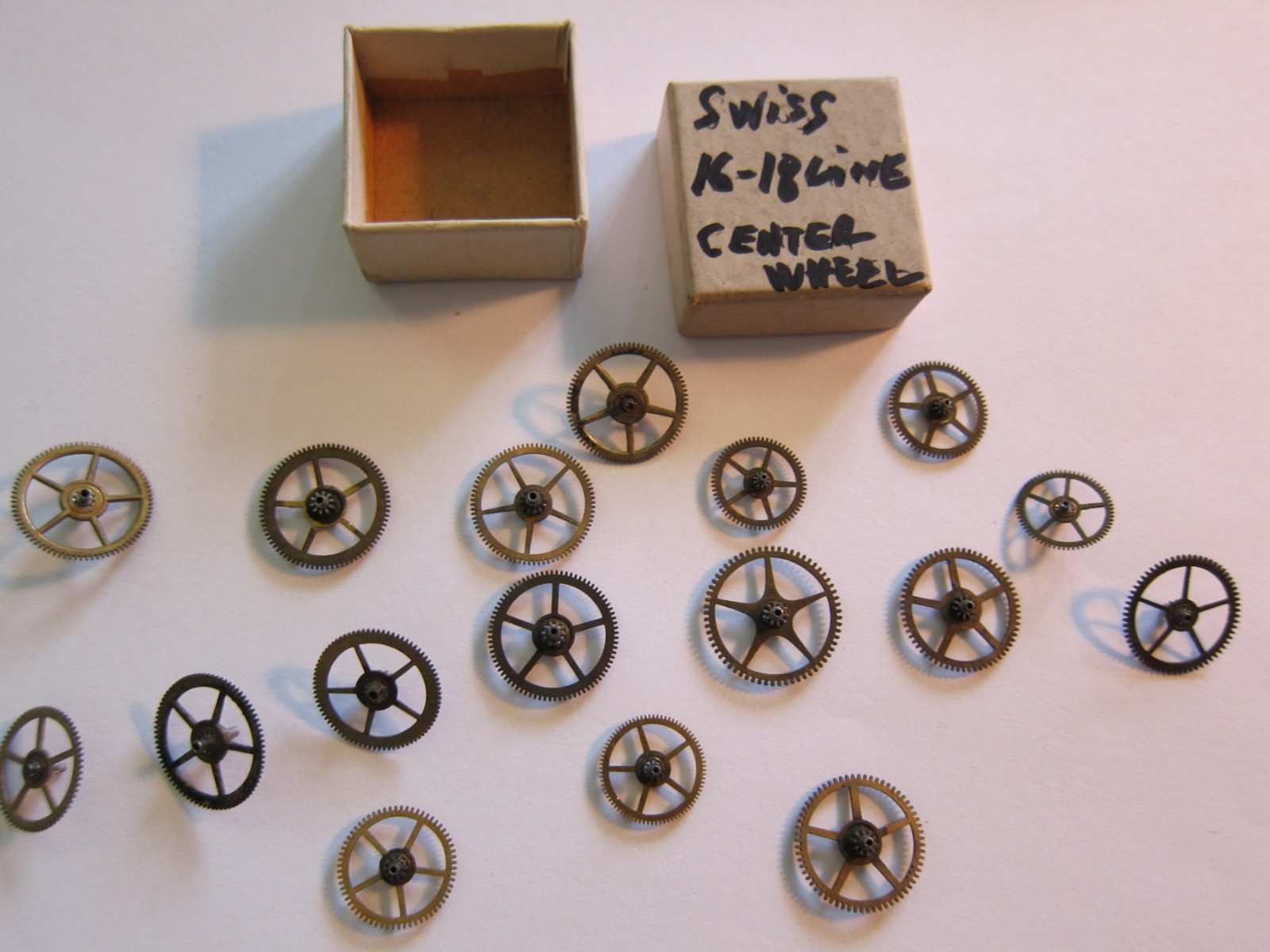 LOT OF POCKET WATCH 16-18 CENTER WHEEL WATCHMAKER PARTS REPAIR