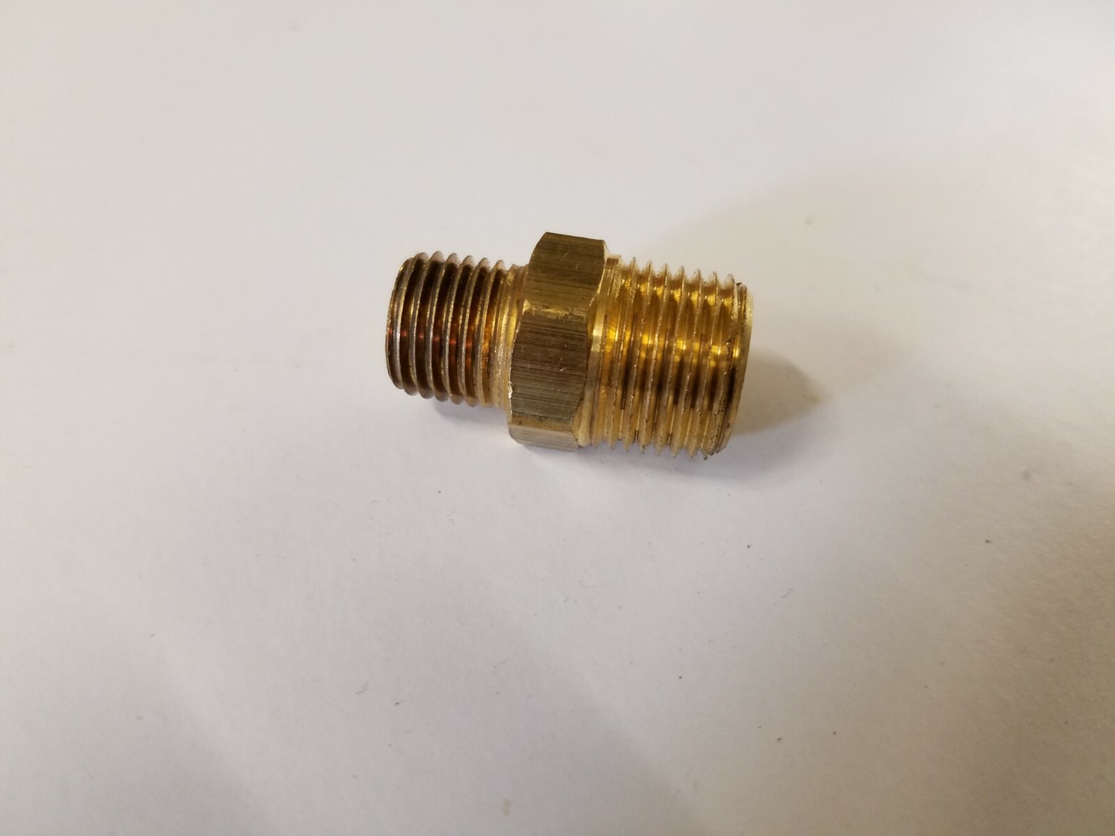 Brass Hex Nipples 1/4 x 3/8 50 pcs