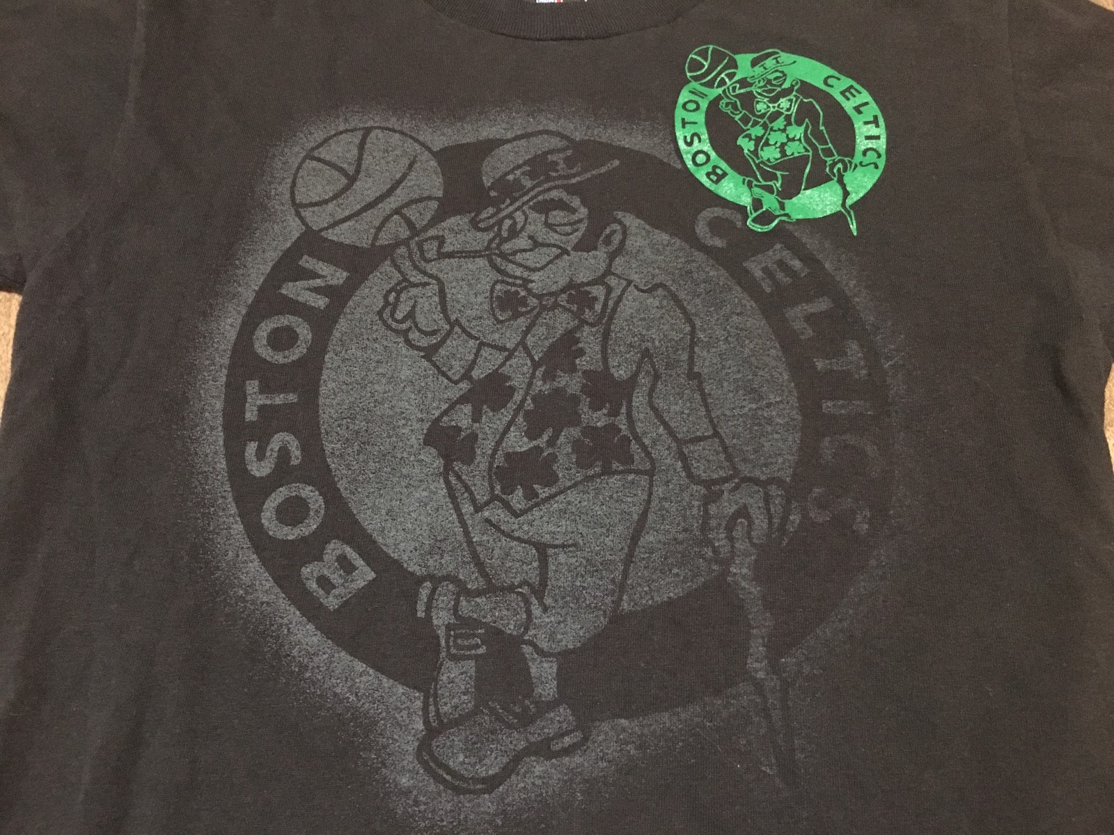 ☆NBA☆ ボストン・セルティックス レプラコーン ゲームシャツ C-4790 ☆NBA☆ ボストン・セルティックス レプラコーン ゲームシャツ C