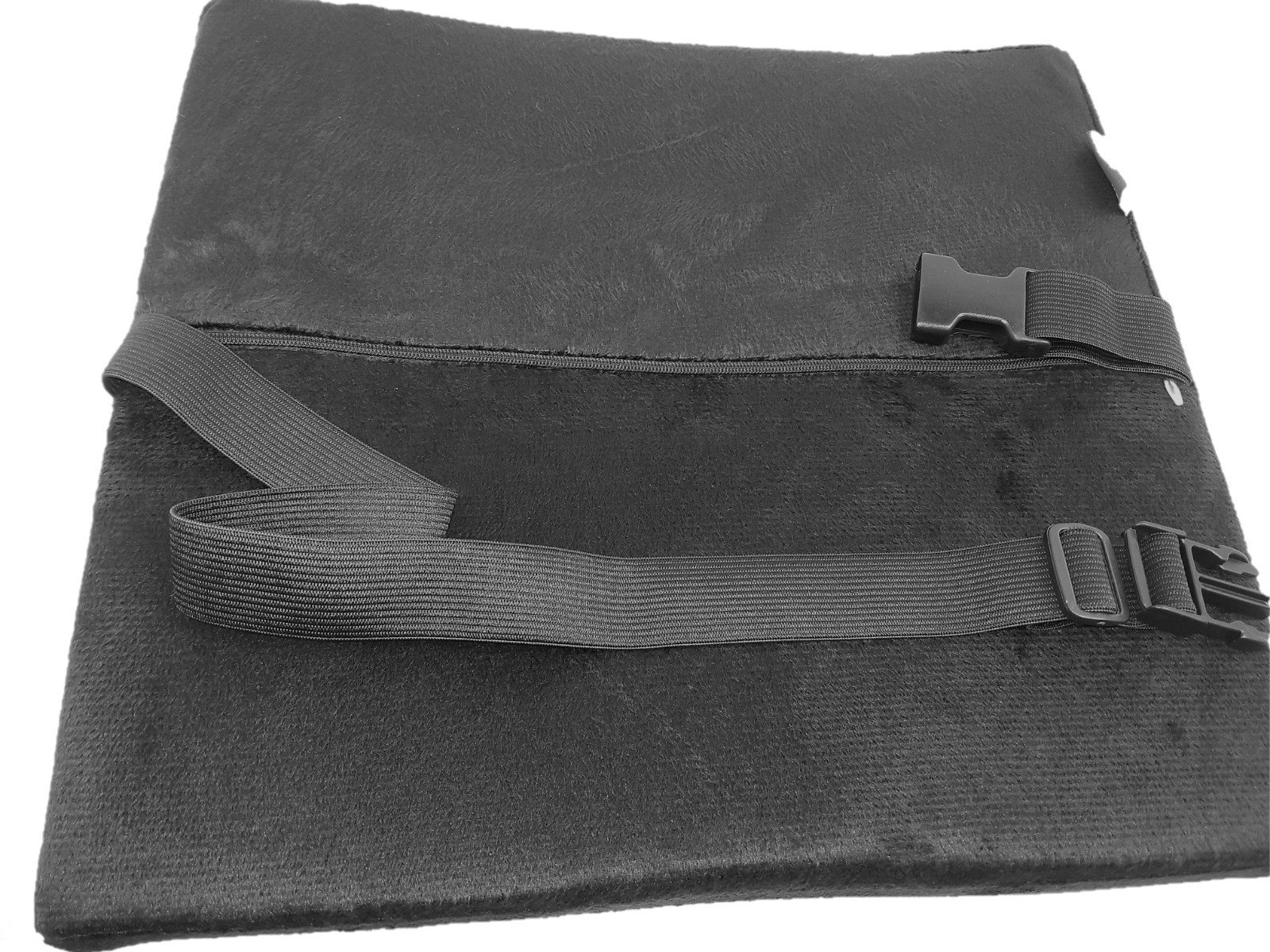 2PC SET Premium Memory Foam Lumbar Back & Seat Cushion Pillow 4 Large Chairs Blk