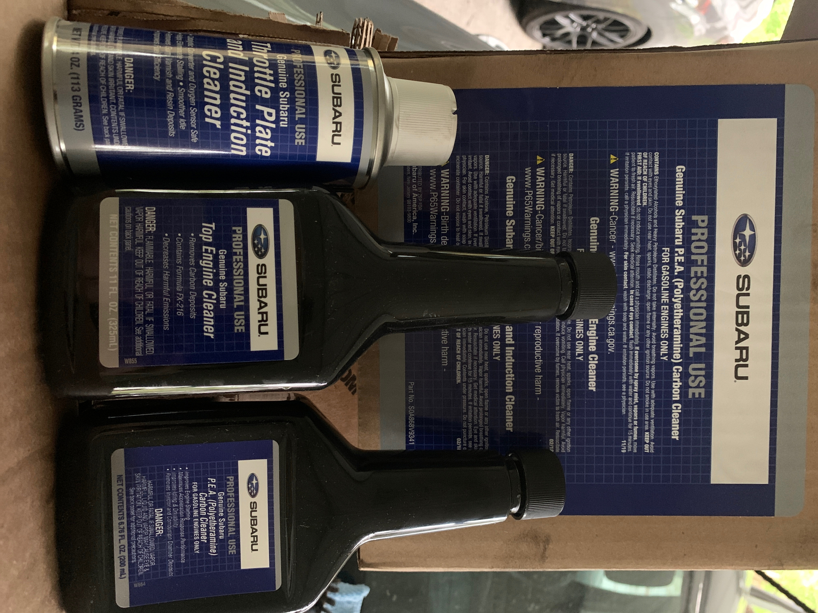 OEM NEW Subaru Engine Maintenance Kit Liquid Engine Cleaners