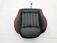 Fiat 500 312 07-15 Leder Sitzbezug Sitzpolster für Beifahrersitz Rechts Vorne Schwarz Rot Fiat 500 312 07-15... Vorschau 4