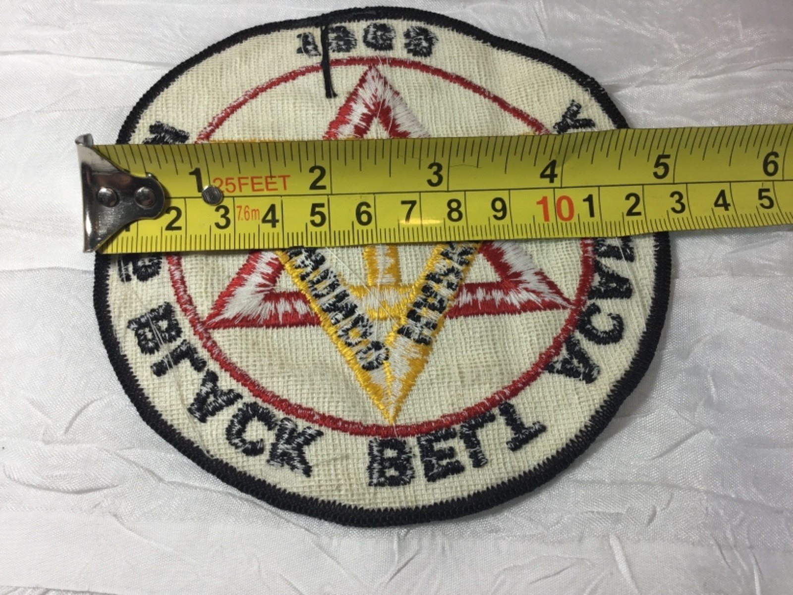 Vintage 1968 Kim’s Black Belt Academy Judo Tae Kwon Do Hapkido Uniform Patch