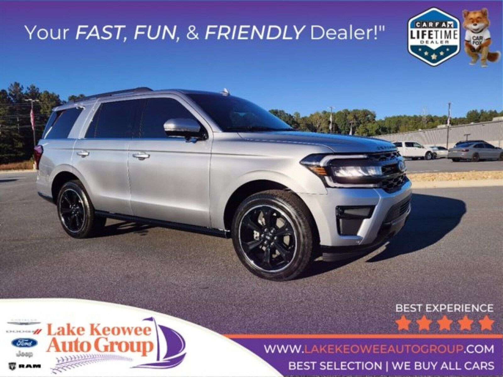 2022 Ford Expedition, SILVER with 2864 Miles available now!