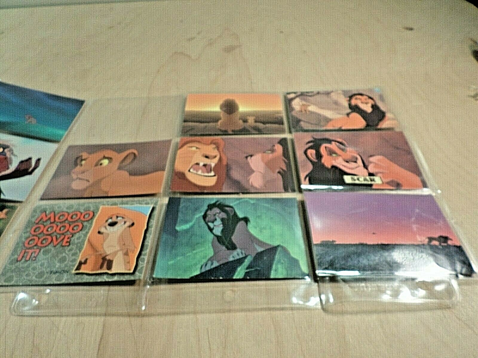 Disney Lion King Lot of Toys~Pumba~Simba~Timon~Mufasa~Hyena~Rafiki~Trading Cards