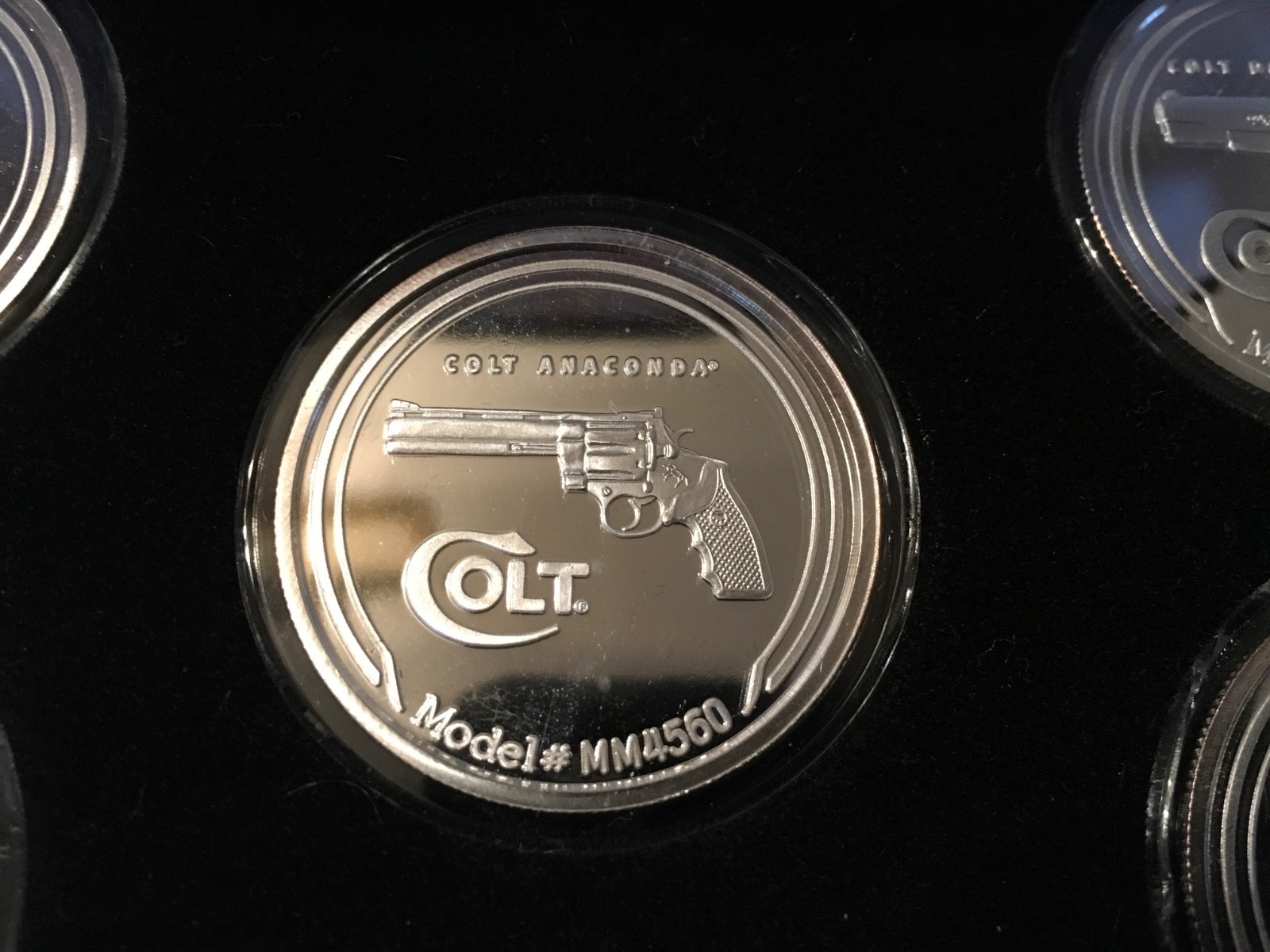 Colt Silver rounds and Medallions sets, 2 sets Rare