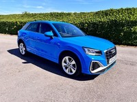 Audi Q2 35 TFSI S Line Manual Blue 2021 21 reg