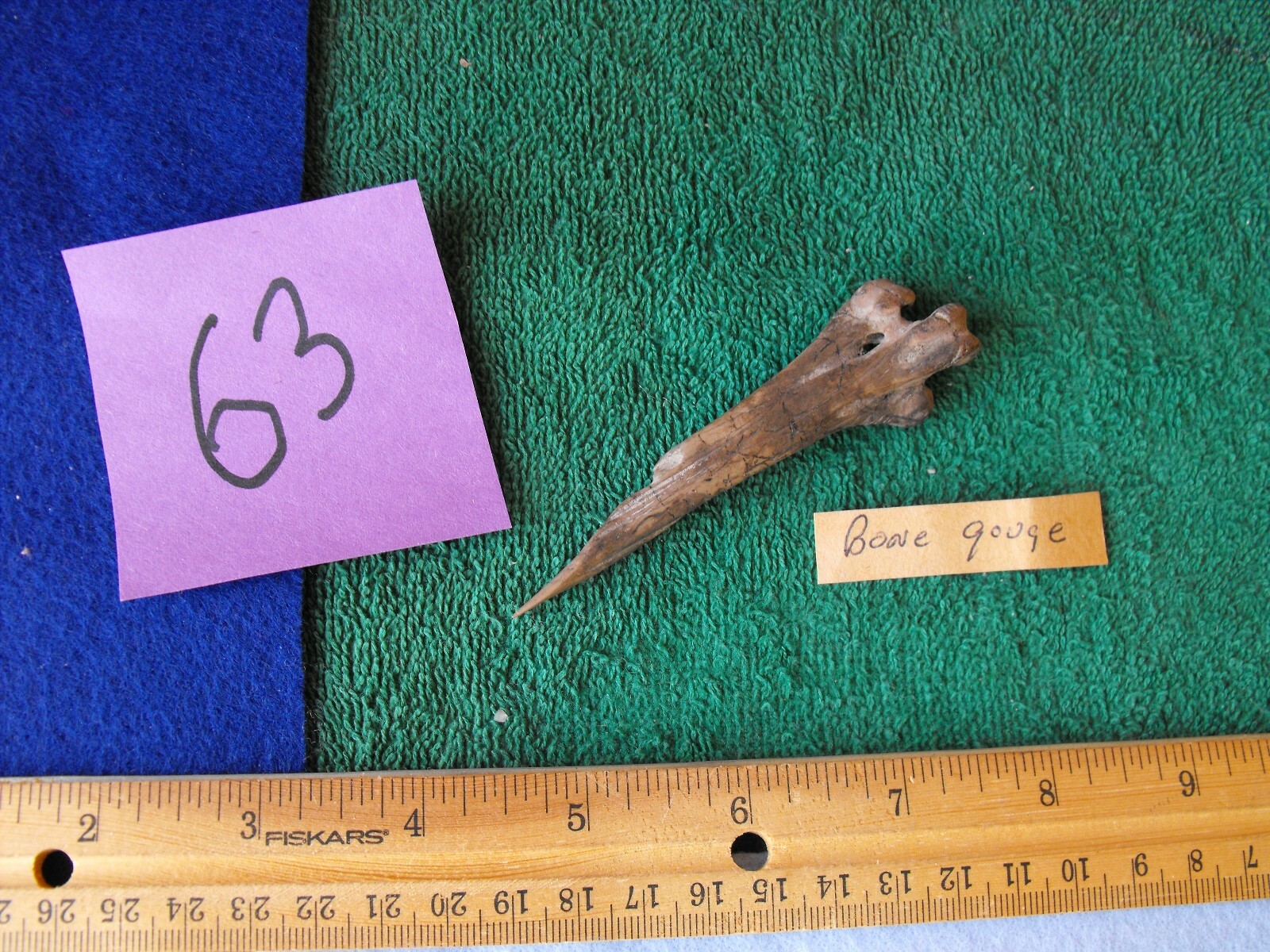 gouge needle tip awl arrowhead collection,Indian artifact  # 63