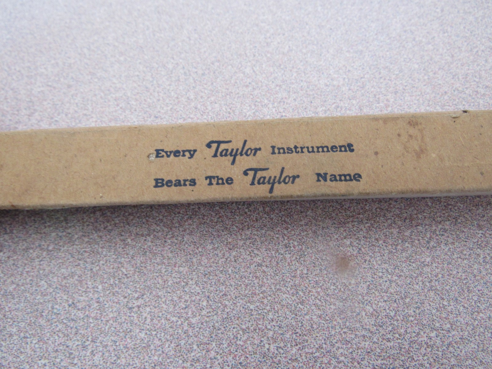 Vintage Taylor Floating Dairy Enclosed Scale Thermometer In box