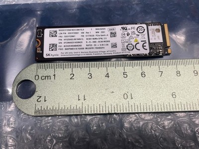 100% Smart Health 256GB SSD NVMe M.2 2280 PCie Gen 4 x 4 USED SK hynix BC901
