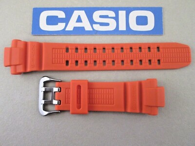 Genuine Casio G-Shock GW3000M GW-3000M-4 orange resin watch band strap 