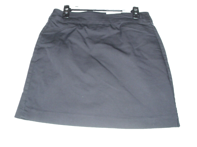 Black cotton cheap skort