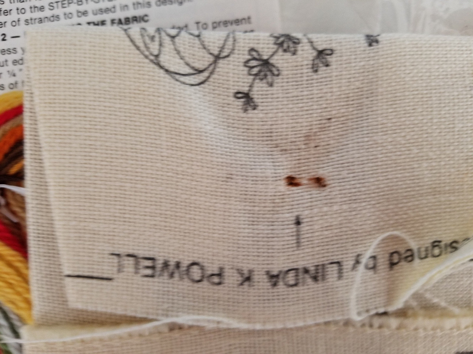 Dimensions Crewel Embroidery Kit DRIED BOUQUET IN BASKET Linda K. Powell