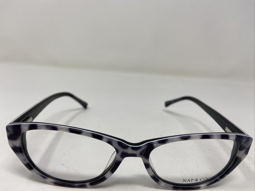 NAT & COCO EYEGLASSES FRAME NC2719 SWIRL 51-18-135 BLUE