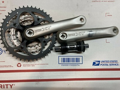 SHIMANO DEORE XT  クランクセット＋BBセット Yahoo!オークション - シマノ DEORE XT クランクセット BB付 FC