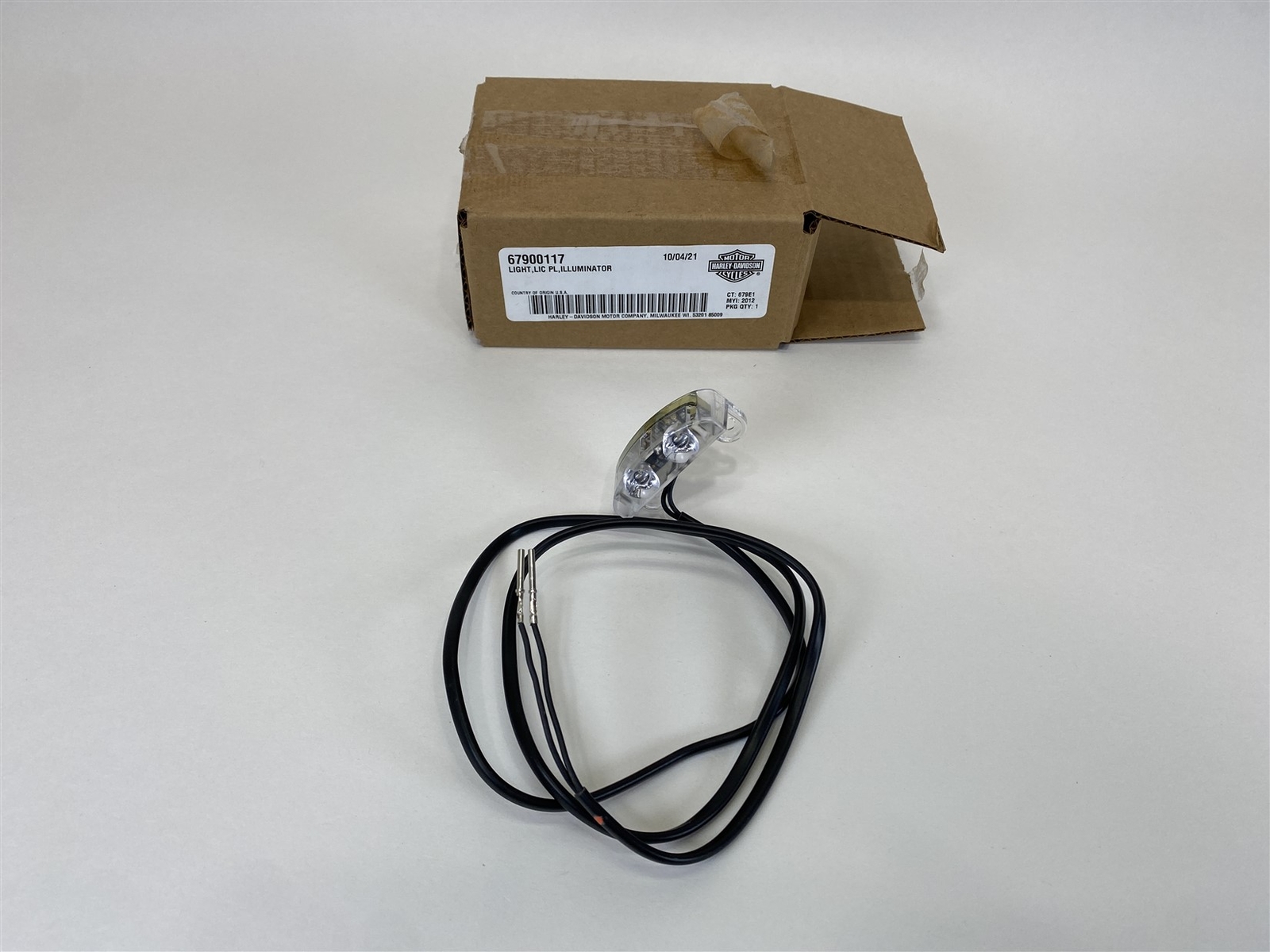 アクセサリー LITE Harley-Davidson 2012-24 Softail Breakout Slim License Plate