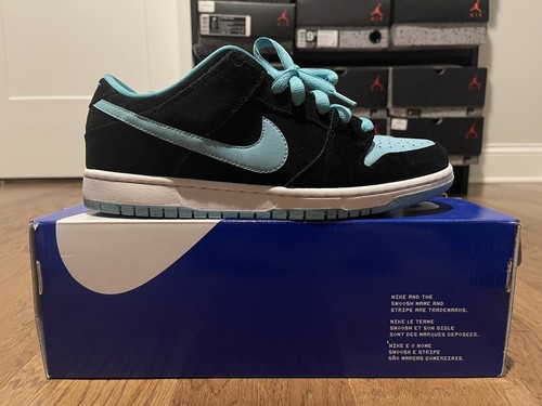 Nike Dunk Low Pro SB Size 9.5 Black/Clear Jade | eBay