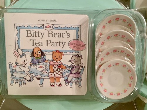 NIB American Girl Bitty Bear Tea Party Set. Retired, Hard To Find and Adorable!