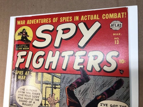 Spy Fighters #13 (1953) 7.0 OW Atlas Pre Code War Anti Commie Propaganda