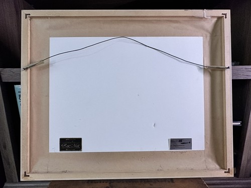 MIG 27 Fogger  -Original CASEIN Painting by Aviation Artist Michael Boss in 1988