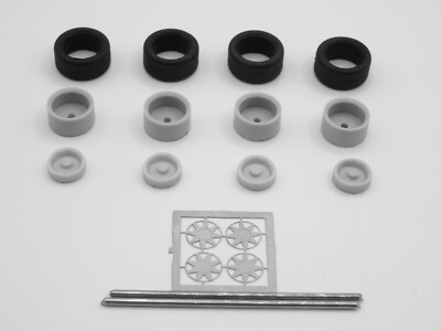 ALEZAN MODELS . 1/43 . SET 4 ROUES ZENDER