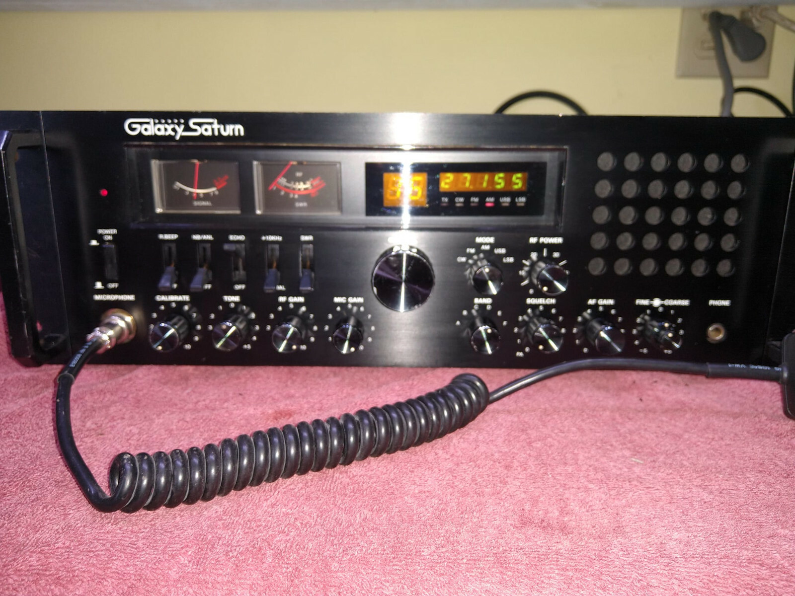 Galaxy Saturn Cb Radio And stock hand Mic /RCI 2980 Ranger 2980 RCI