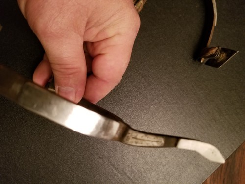 Antique Silver And Steel Spurs 1800'S missing rowells