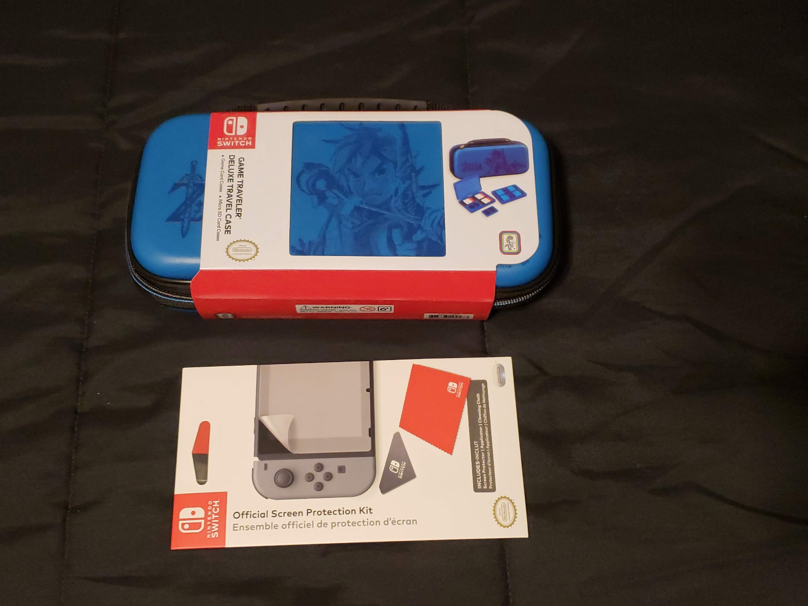 Switch Starter Kit Zelda: Sheikah Eye Ed. + Xtra Case Screen Protector.  ALL NEW