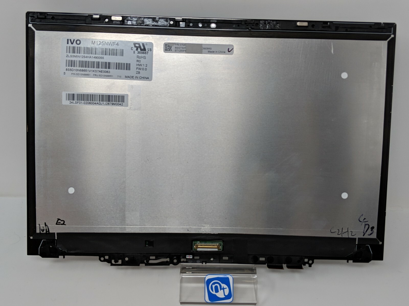 GENUINE LENOVO LCD DISPLAY 12.5 TOUCH YOGA 720-12IKB 81B5 (AC81) CRACKED GLASS