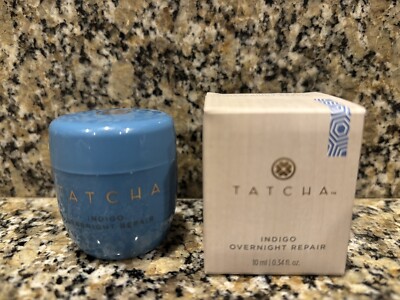 TATCHA INDIGO Overnight Repair Serum In Cream .34oz /10 ml Mini/Travel Size. NIB