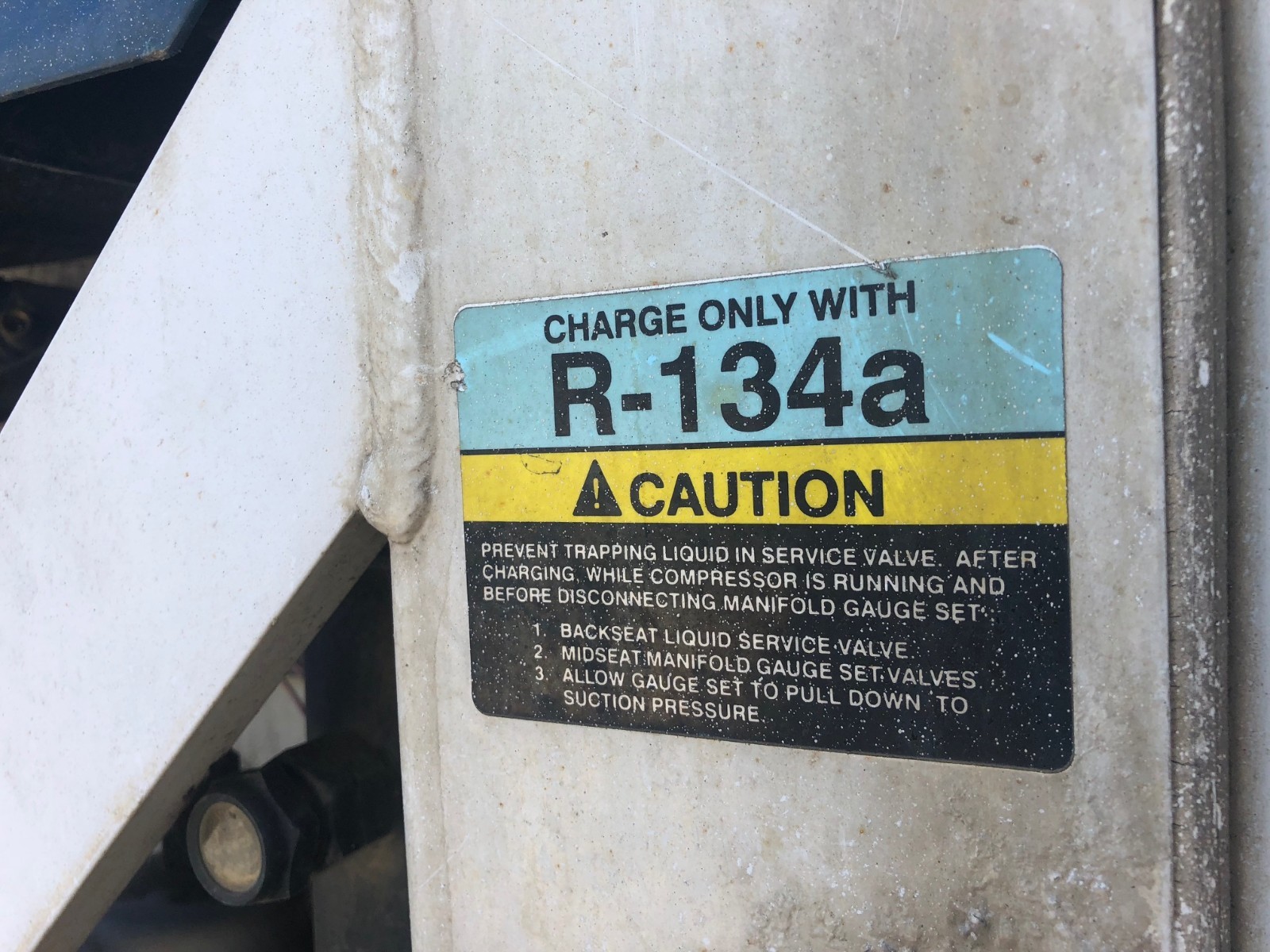 working refrigeration trailer. Insulated storage container