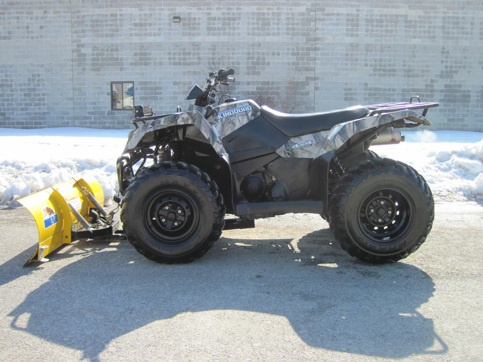 2013 SUZUKI KINGQUAD 400 ASI 4X4 300 MILES PLOW CHEAP SHIPPING KING QUAD RUNNER