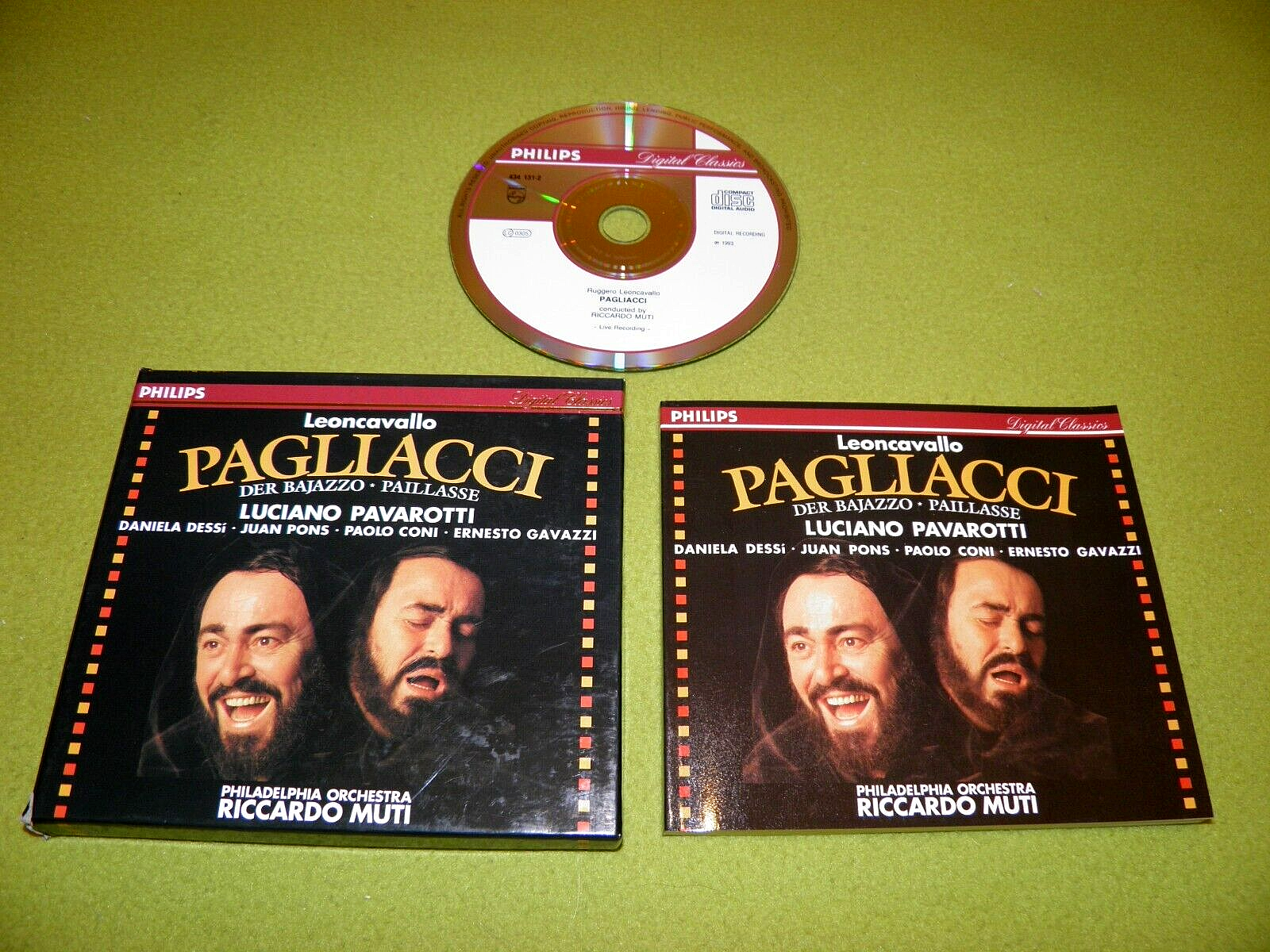 Leoncavallo - Pagliacci - Pavarotti / Mutti - Philips Box NM