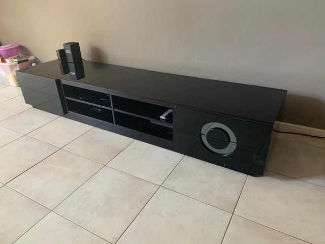 long black tv cabinet