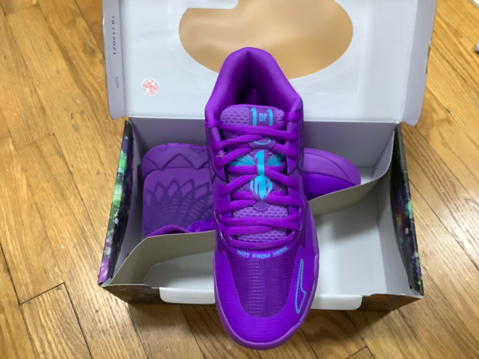 Pre-owned Puma Mb.01 Purple Queen City Lamelo Ball Boys Asg All Star Game 2022 376886-10