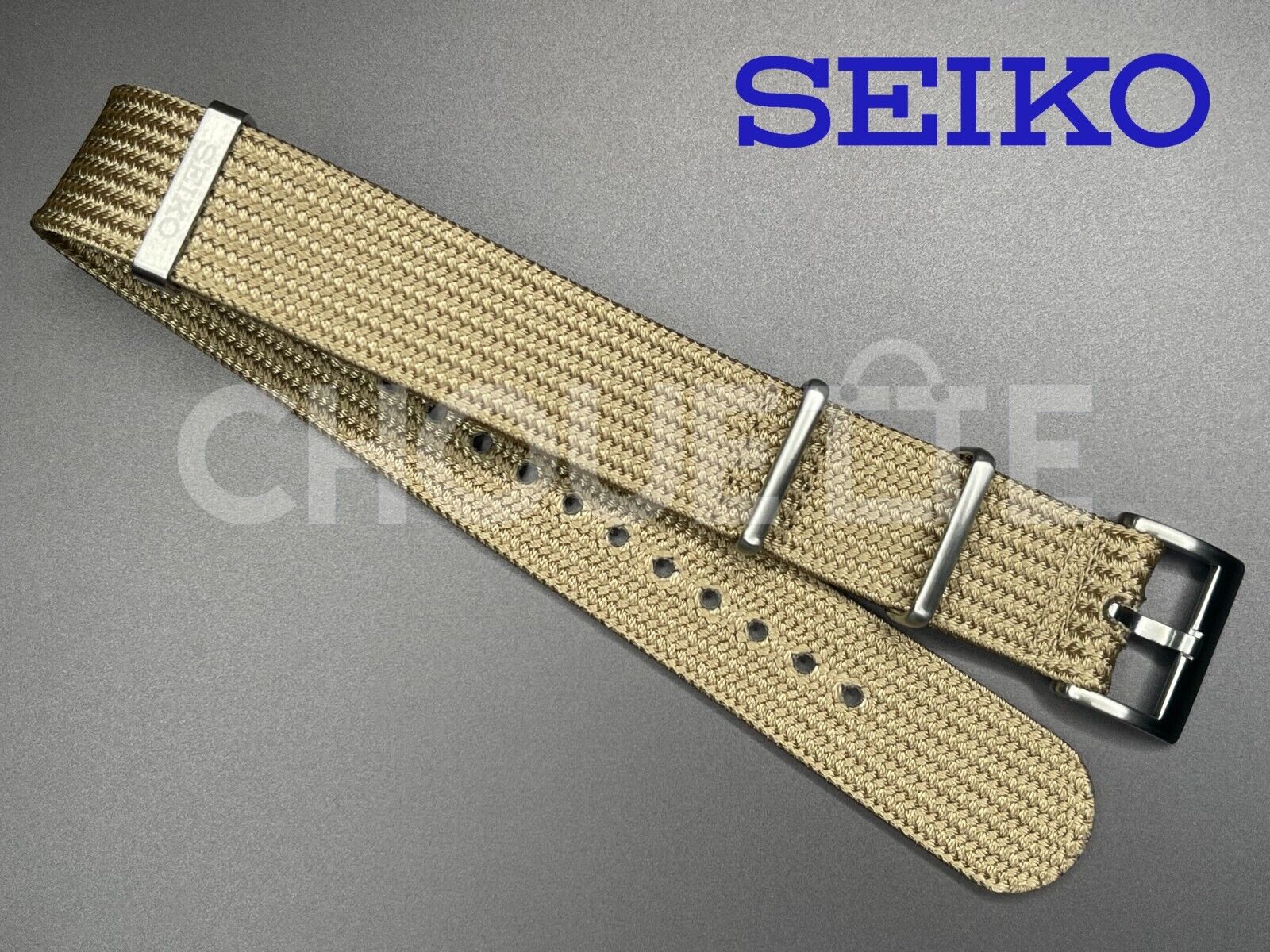 OEM SEIKO Prospex SPB239, 6R35-00P0 20mm Beige Seichu Fabric OEM SEIKO Prospex SPB239, 6R35-00P0 20mm Beige Seichu Fabric