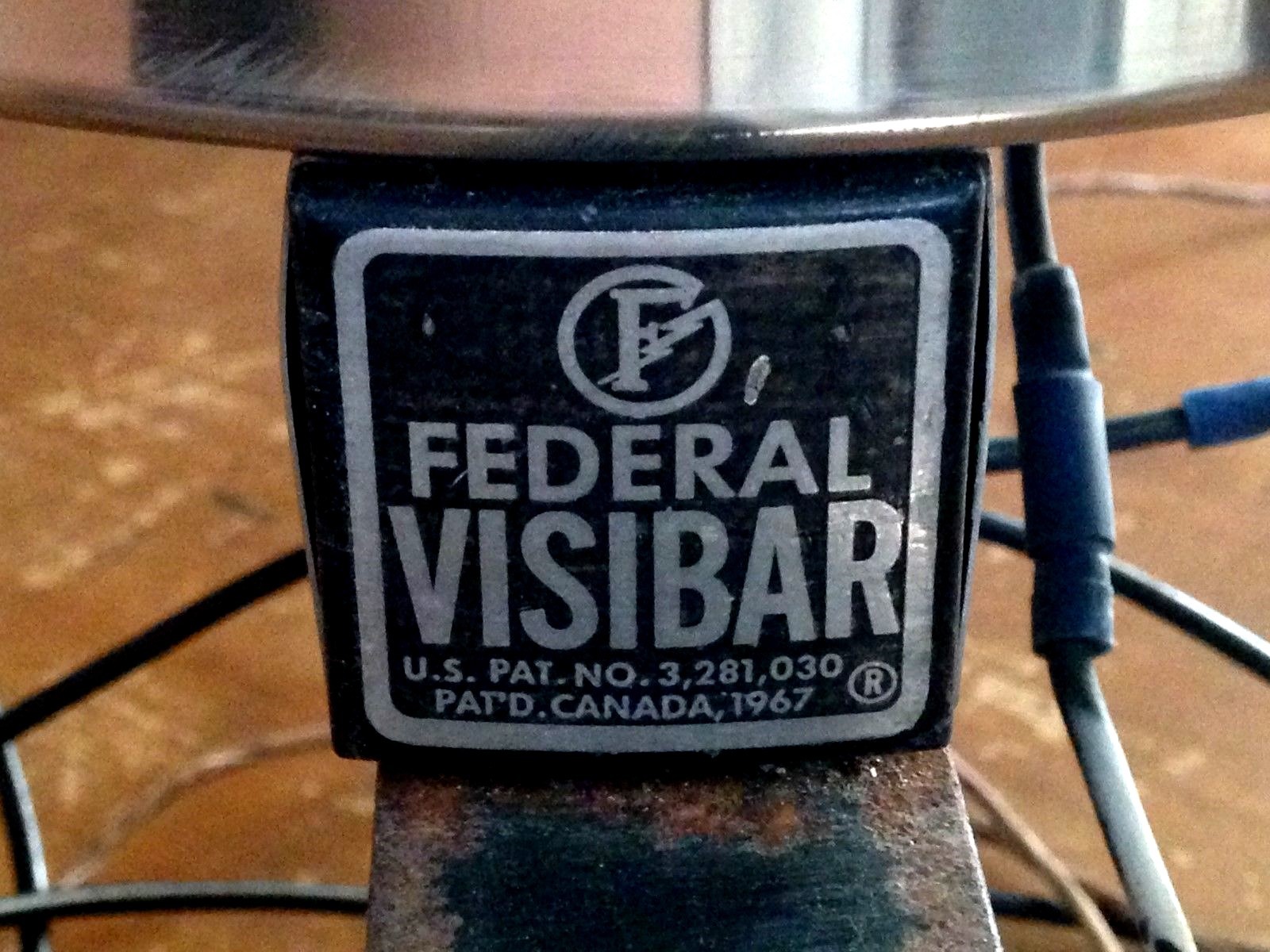 Federal Visibar Beacon Ray TWIN ALL #S MATCH Fire Police Light Model 11