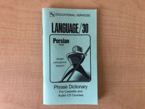 Persian (Farsi) Phrase Book / Dictionary - Pocket Size - by Language/30 