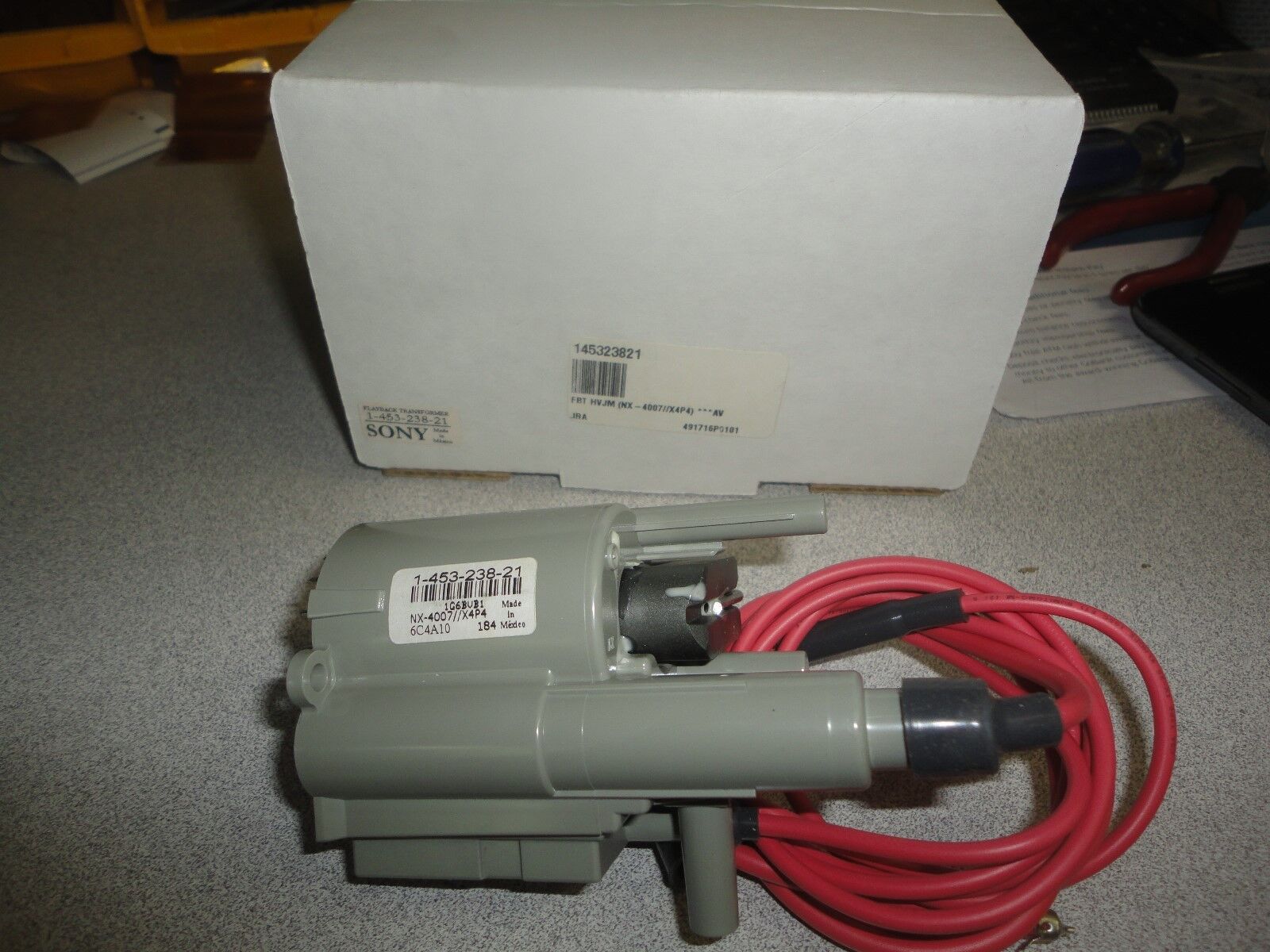 ORIGINAL SONY FLYBACK TRANSFORMER 1-453-238-21 USED IN ORIGINAL SONY FLYBACK TRANSFORMER 1-453-238-21 USED IN