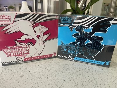 White Flare & Black Boltエリートトレーナーボックスセット Black Bolt/White Flare Elite Trainer Box Pokémon Trading