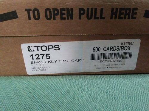 Lathem Mechanical Punch Time Clock 2126 with Key new box of time cards & holder