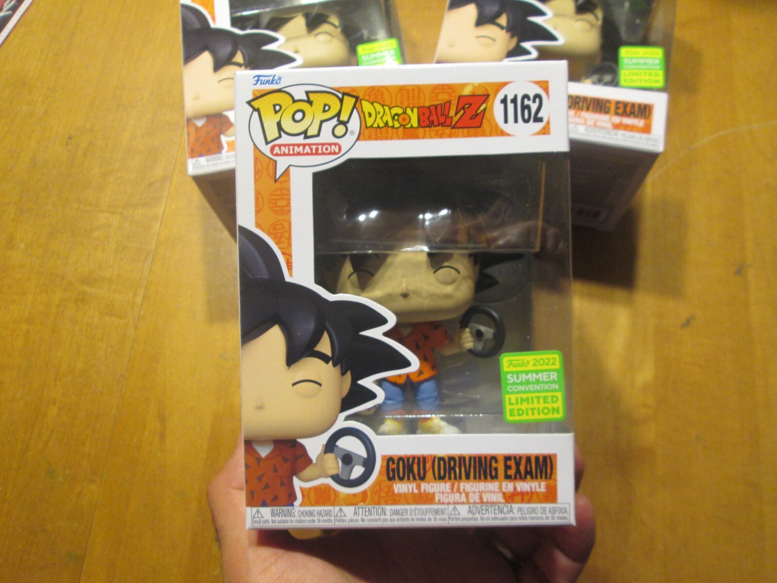 FUNKO POP DRAGON BALL Z GOKU DRIVING EXAM # 1162 SDCC 2022
