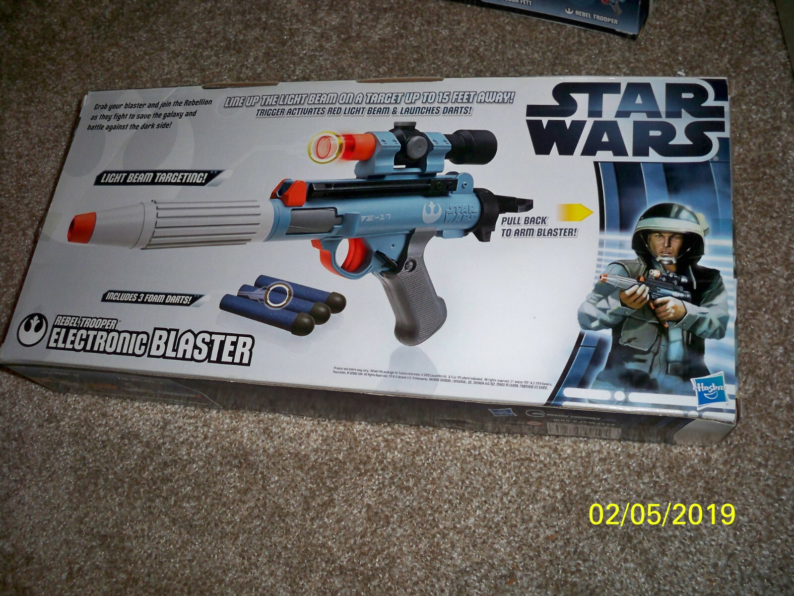 Rebel trooper electronic blaster New Nerf