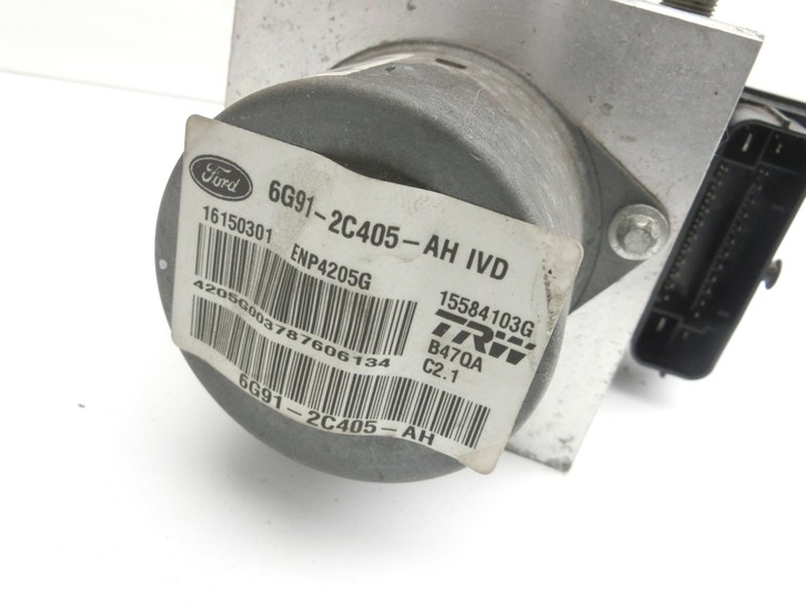 Ford S-Max WA6 06-10 ABS Steuergerät Aggregat Hydraulikblock Ford S-Max WA6 06-10 18.07.2006 AG91-2C405-MD... Bild 2