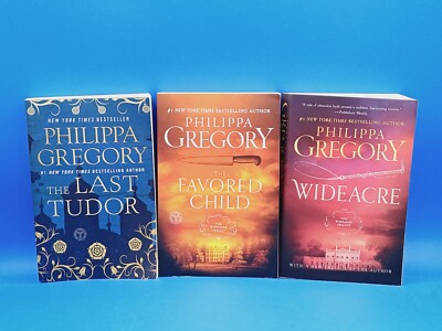 Philippa Gregory Lot All 3 Wildacre, Favored Child Meridon, The Last Tudor.....