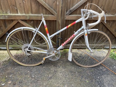 BARN FIND OLD VINTAGE ANTIQUE BIKE, PEUGEOT HLE PREMIERELLE RACING BIKE BICYCLE 