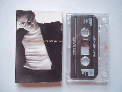 MARC ANTHONY - I Need To Know / Dimelo (I Need To Know) - Cassette Single 1999