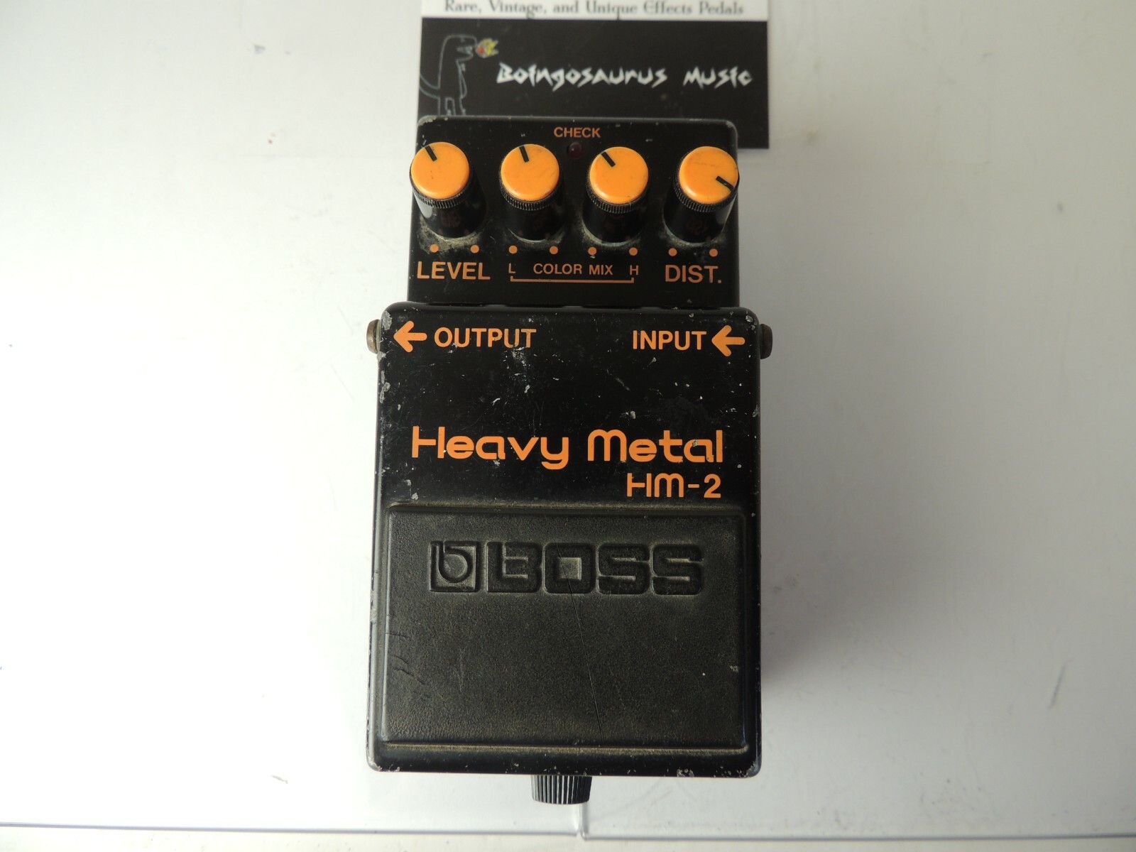 Vintage 1984 Boss HM-2 Heavy Metal Distortion Effects Pedal Vintage 1984 Boss HM-2 Heavy Metal Distortion Effects Pedal