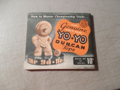 VINTAGE 1947 DUNCAN YO-YO BOOK OF TRICKS