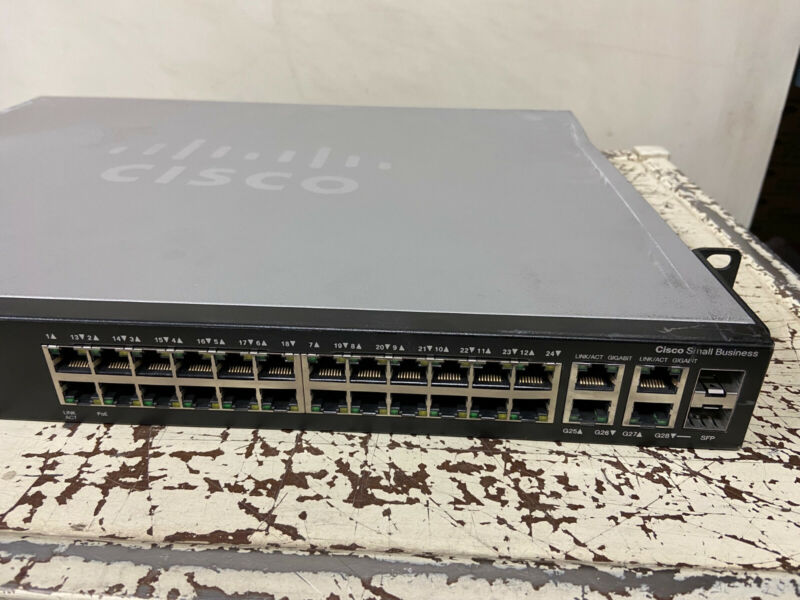 Cisco Sg300-28mp 28-port Gigabit Max-poe Managed Switch - #7